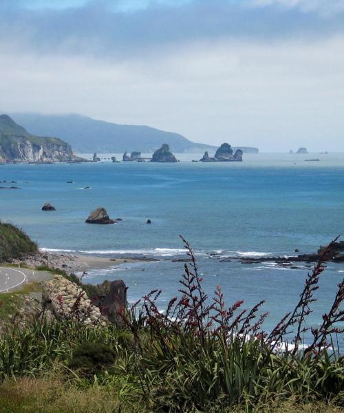 Krásny pohľad na mesto Greymouth