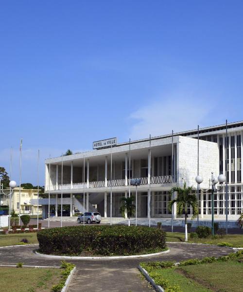 Uma bela vista de Brazavile