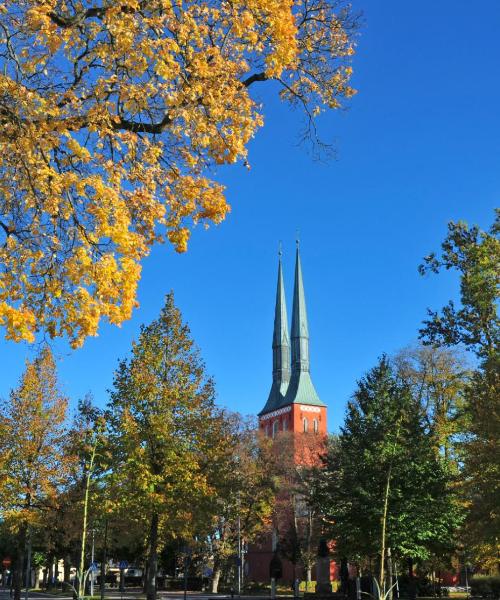 A beautiful view of Växjö.