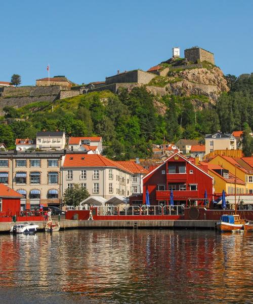 Ein schöner Blick auf Halden