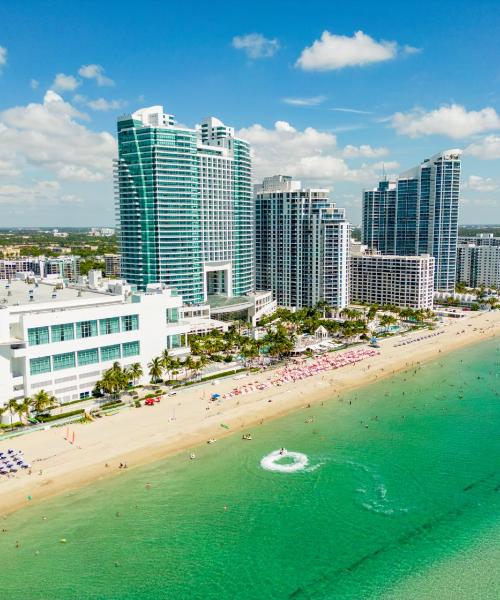 Kaunis näkymä kaupunkiin Hallandale Beach