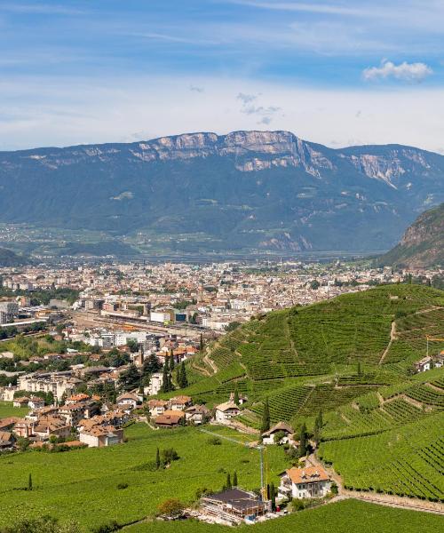 Una hermosa vista de Bolzano