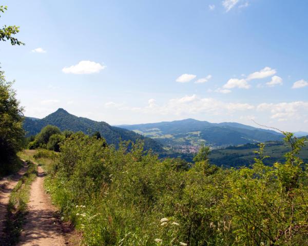 Vakker utsikt over Szczawnica