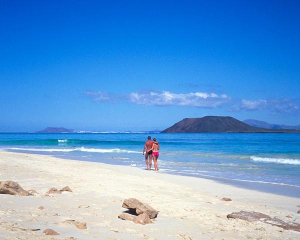 Una bella vista de Corralejo