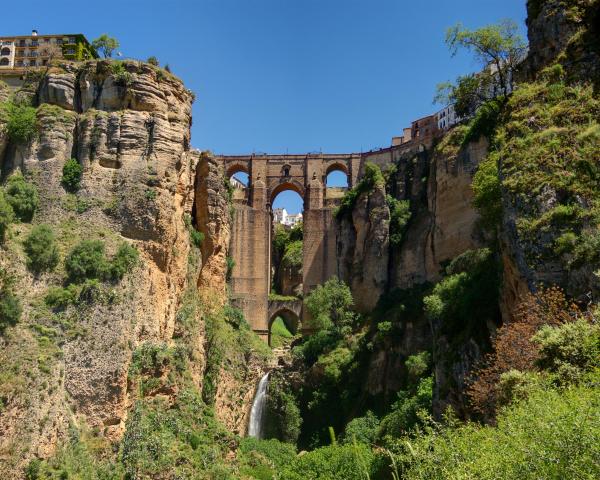 Een mooi uitzicht van Ronda