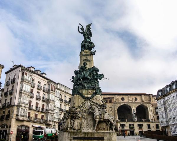 Una bellissima vista di Vitoria