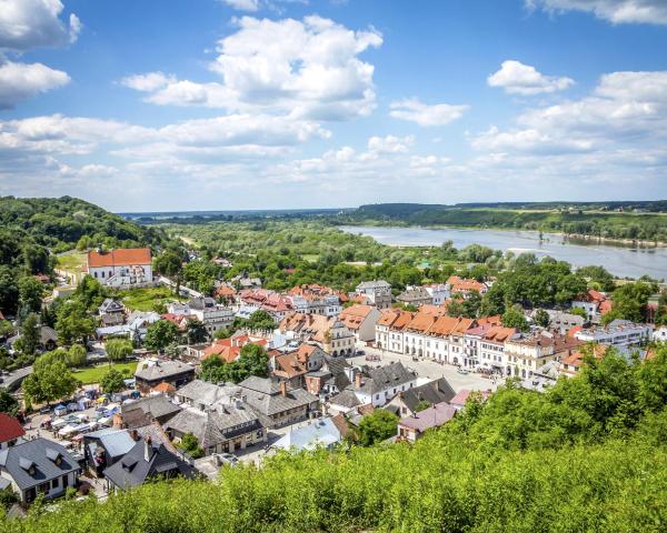 Predivan pogled na grad 'Kazimierz' 