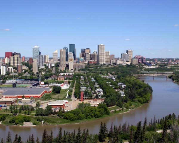 Vue imprenable sur Edmonton 