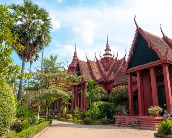 Čudovit pogled na mesto Phnom Penh