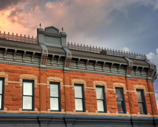 Fort Collins şehrinden güzel bir manzara