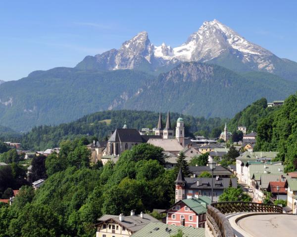 Una bellissima vista di Berchtesgaden