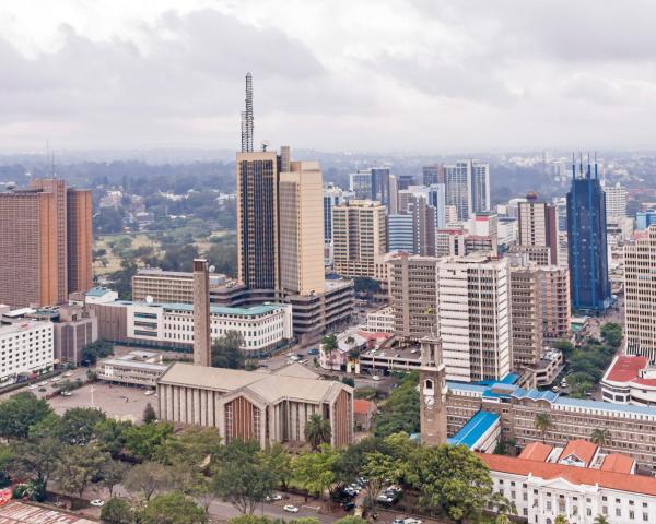 Vakker utsikt over Nairobi