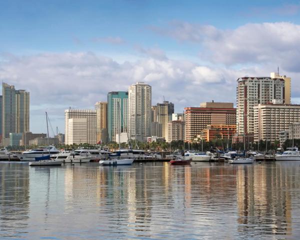 Una bellissima vista di Manila