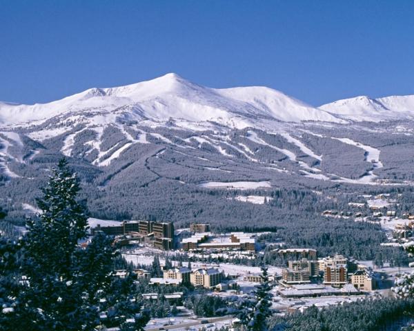 Breckenridge şehrinden güzel bir manzara