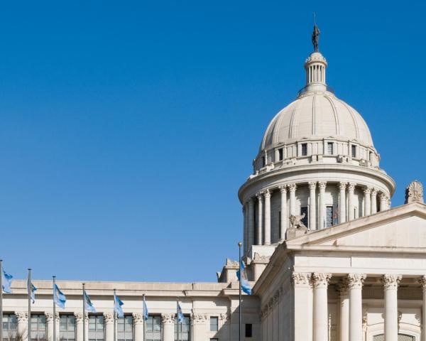 Oklahoma City şehrinden güzel bir manzara