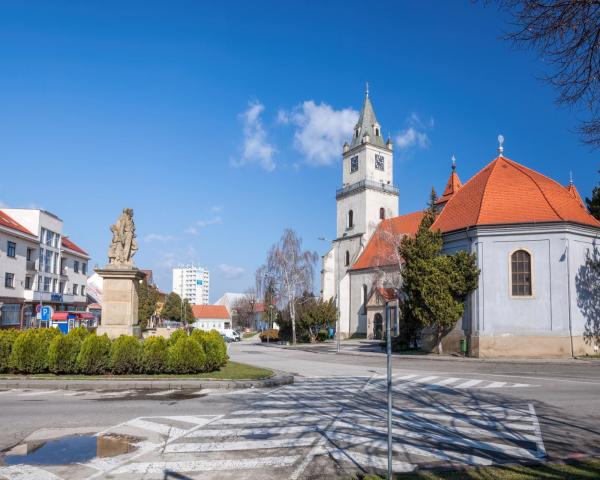 Una bonita vista de Hlohovec