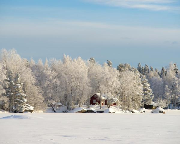 Čudovit pogled na mesto Kramfors