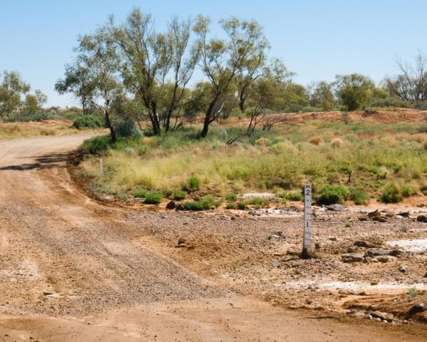 Linna Coober Pedy kaunis vaade