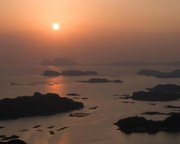 Una bonita vista de Hirado