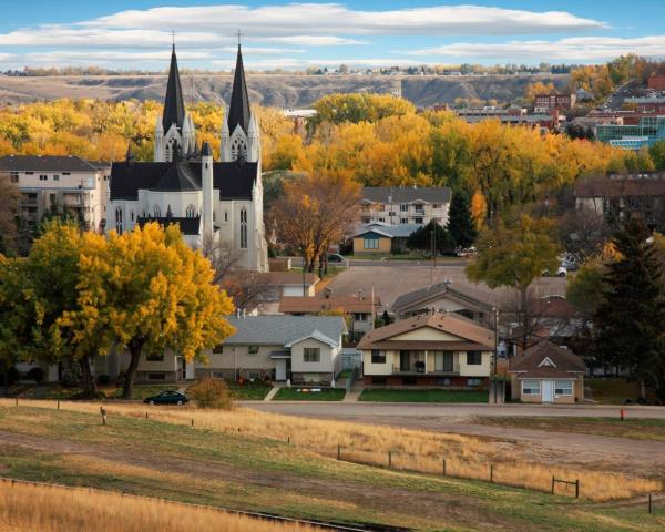 Vue imprenable sur Medicine Hat 