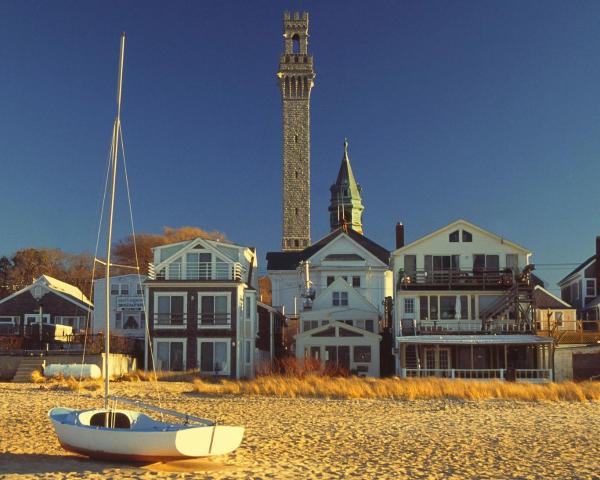 Een mooi uitzicht van Provincetown