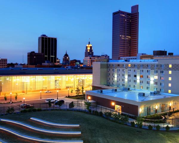 Una bella vista de Fort Wayne