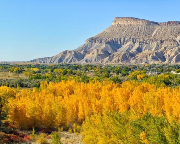 Grand Junction şehrinden güzel bir manzara