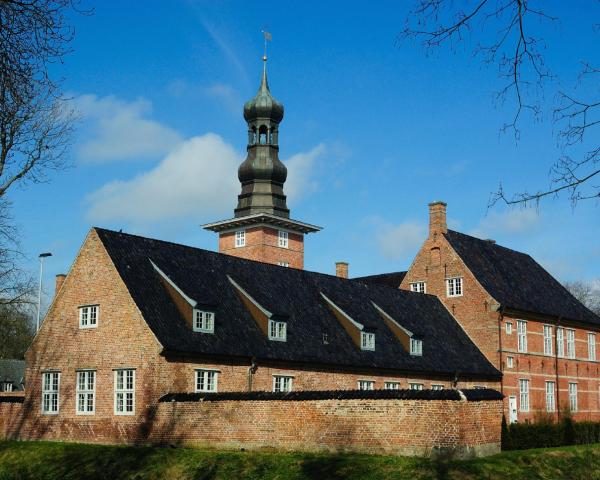 Een mooi uitzicht van Husum