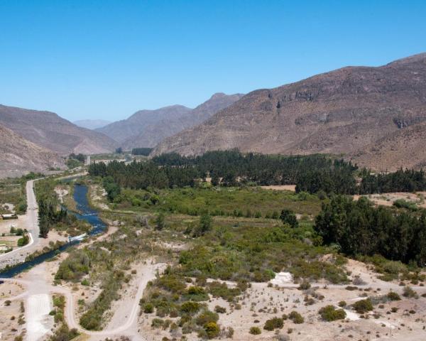 Όμορφη θέα του προορισμού Pisco Elqui