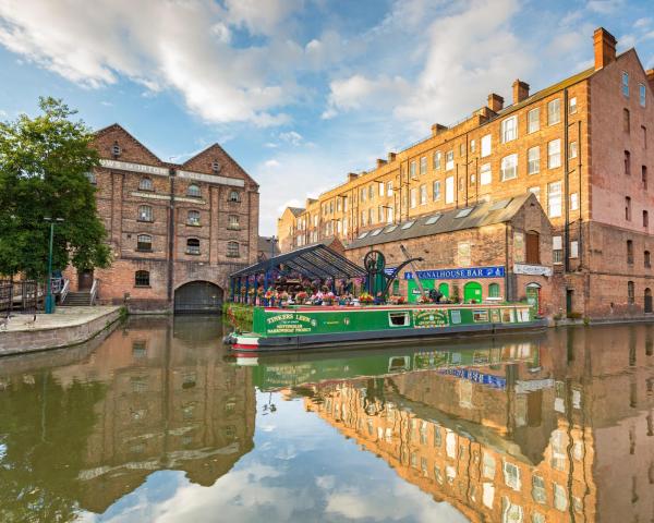 Una bella vista de Nottingham