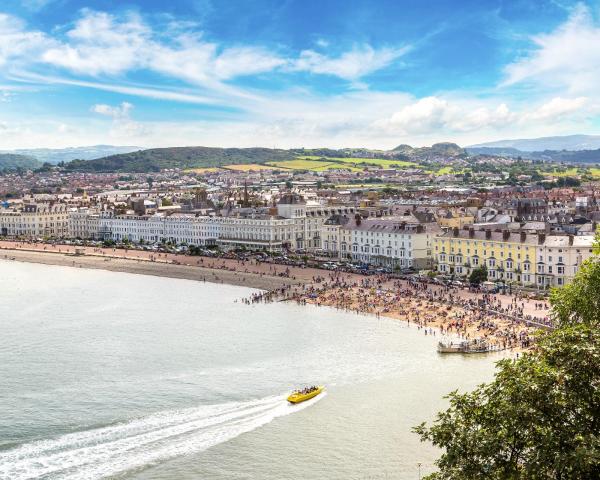 Vakker utsikt over Llandudno