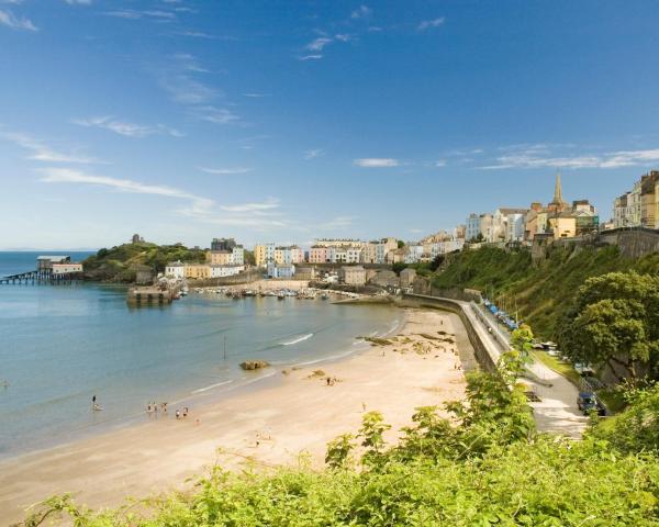 Vakker utsikt over Tenby