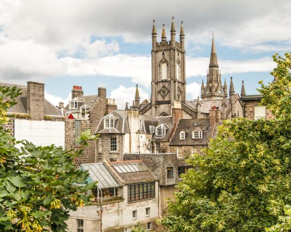 Una bellissima vista di Aberdeen