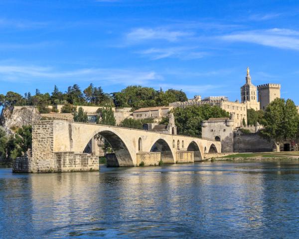 Fallegt útsýni yfir staðinn Avignon