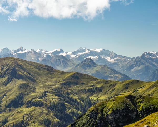 Vedere frumoasă la Saalbach