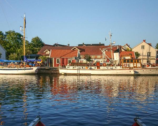 Een mooi uitzicht van Askersund