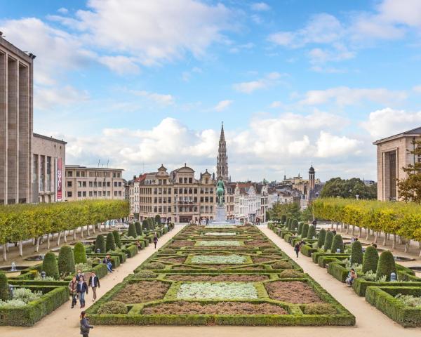 Una bellissima vista di Bruxelles