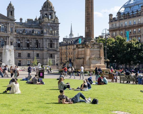 A beautiful view of Glasgow.