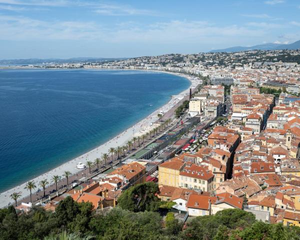 Una bellissima vista di Nizza