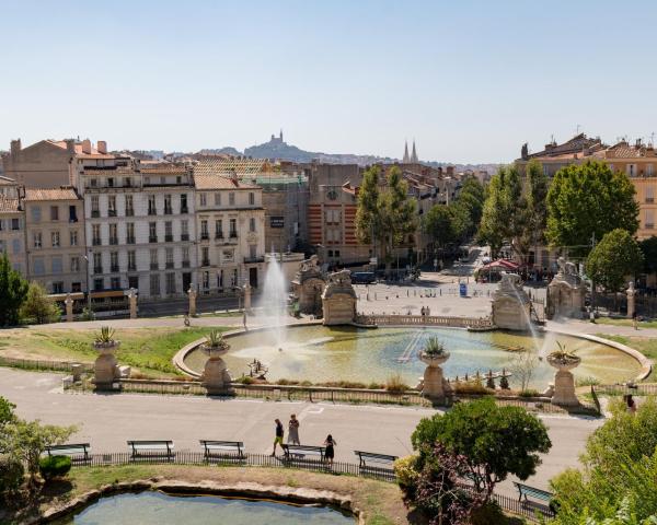 Una bellissima vista di Marsiglia