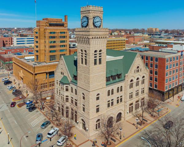 Una bonita vista de Sioux City