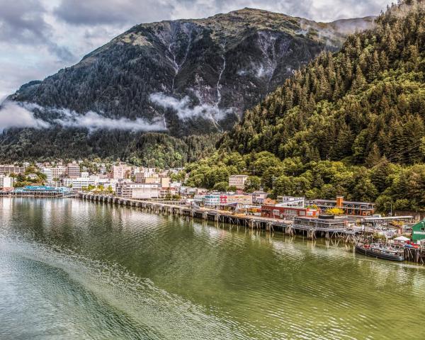 En smuk udsigt over Juneau