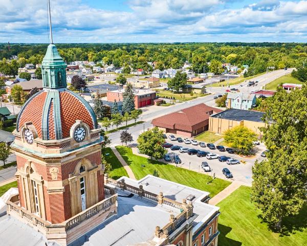 Una bella vista de Elkhart