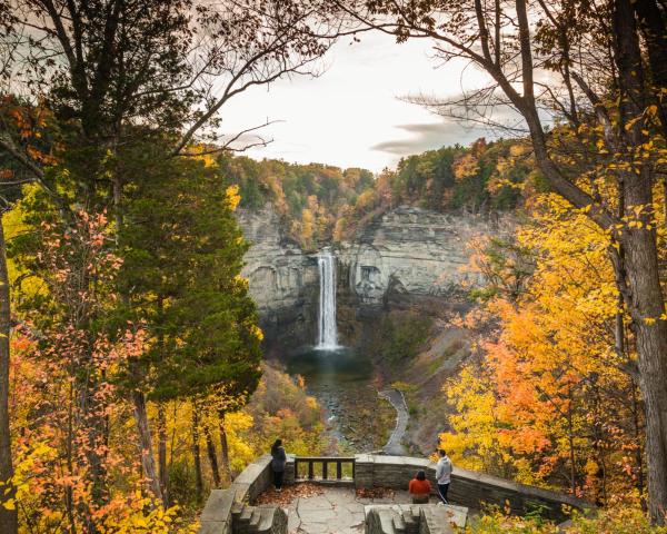 Una bellissima vista di Ithaca