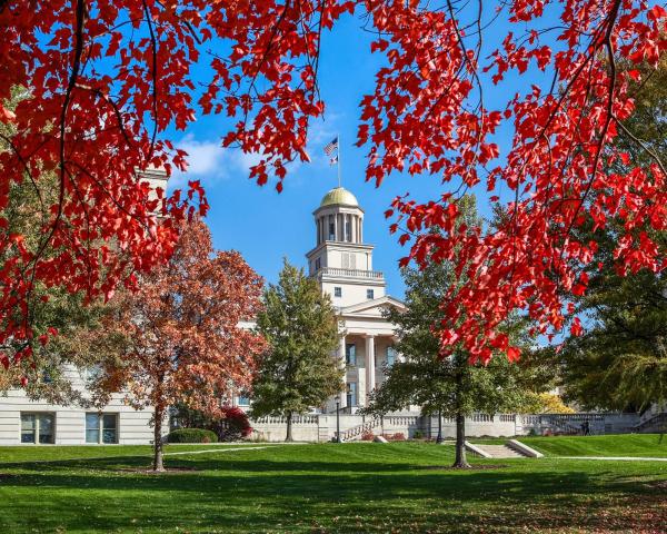 Una bonita vista de Iowa City