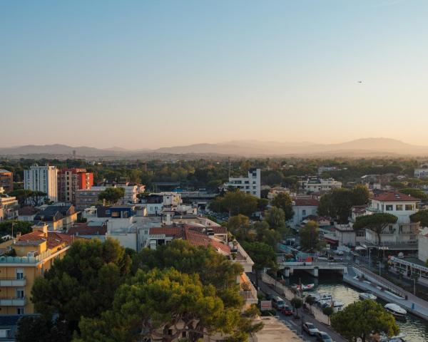 Una bonita vista de Riccione