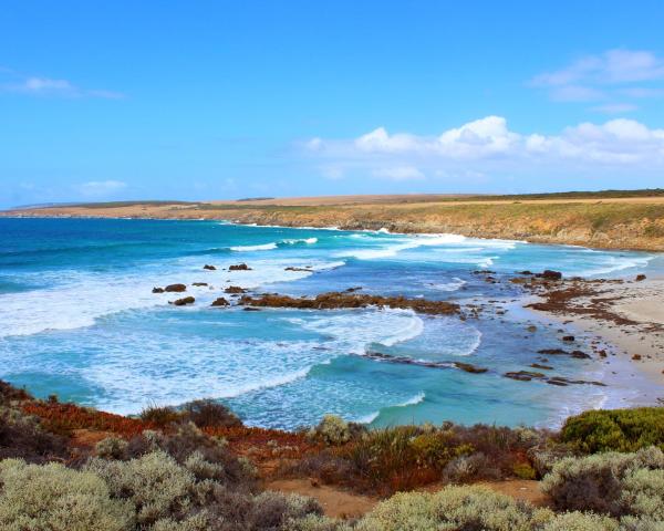 Linna Port Lincoln kaunis vaade