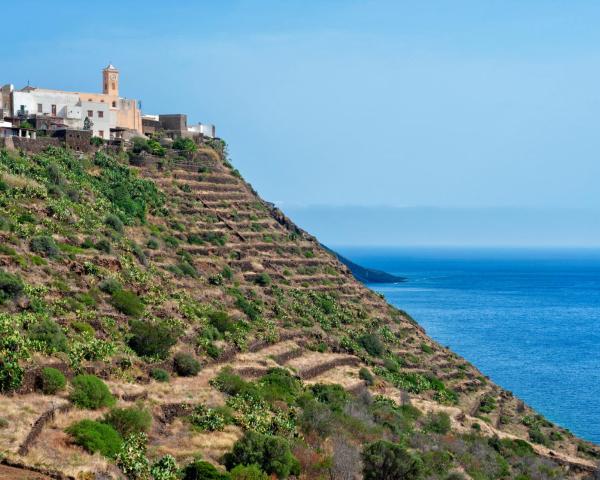 Una bella vista de Pantelleria