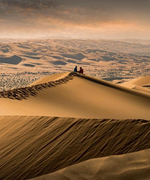 Una bonita vista de los Emiratos Árabes Unidos