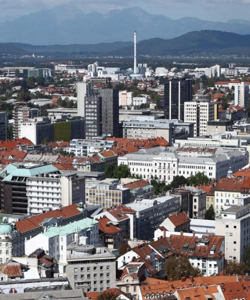 Område i Ljubljana där våra kunder föredrar att övernatta.